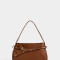 Bandoleras Bandolera Con Arandelas Y Charm - Marron Camel