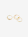 Sets Anillos Metal Set Anillos Metal - Dorado