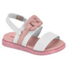 Sandalias - Molekinha - Molekinha Sandalia Casual DosTiras C/detalle de Niños - 2714.107-9569 Blanco-rosado