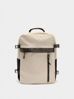 Mochila De Cabina Nylon Extensible Repelente Al Agua blanco