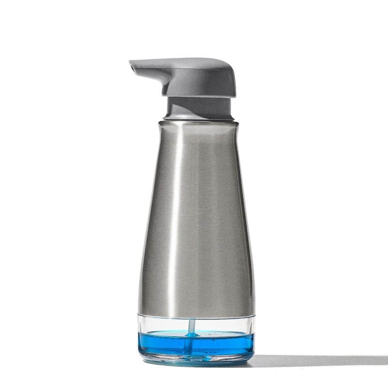 Dispensador de jabón espumoso de acero oxo Dispensador de jabón espumoso de acero oxo