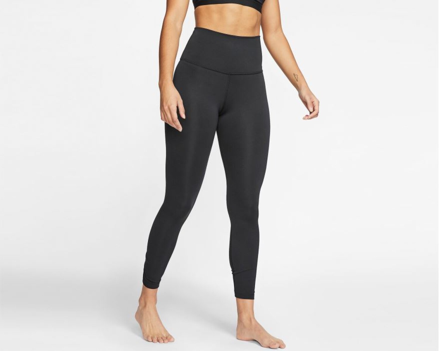 Calza Nike Yoga Dana RUCHE 7/8 TIGHT BLACK - S/C 