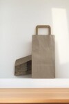 Pack x 50 - bolsa lisa 14x08x26 cm. MADERA