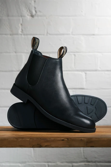 Botas 1901 City Dress Elastic Side Black