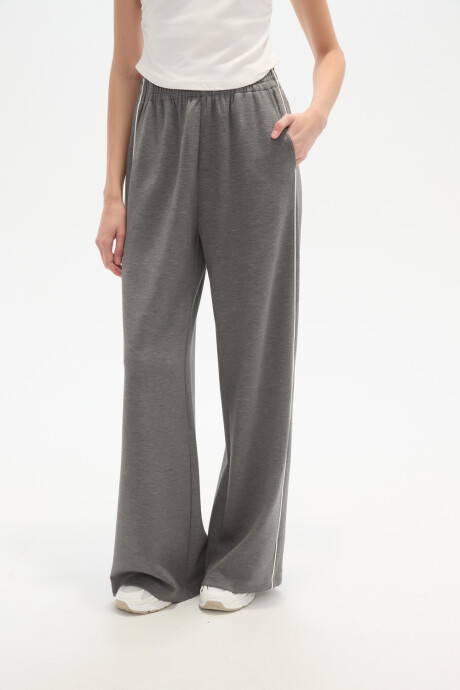 Pantalon Deportivo Bedmar Gris Melange Oscuro