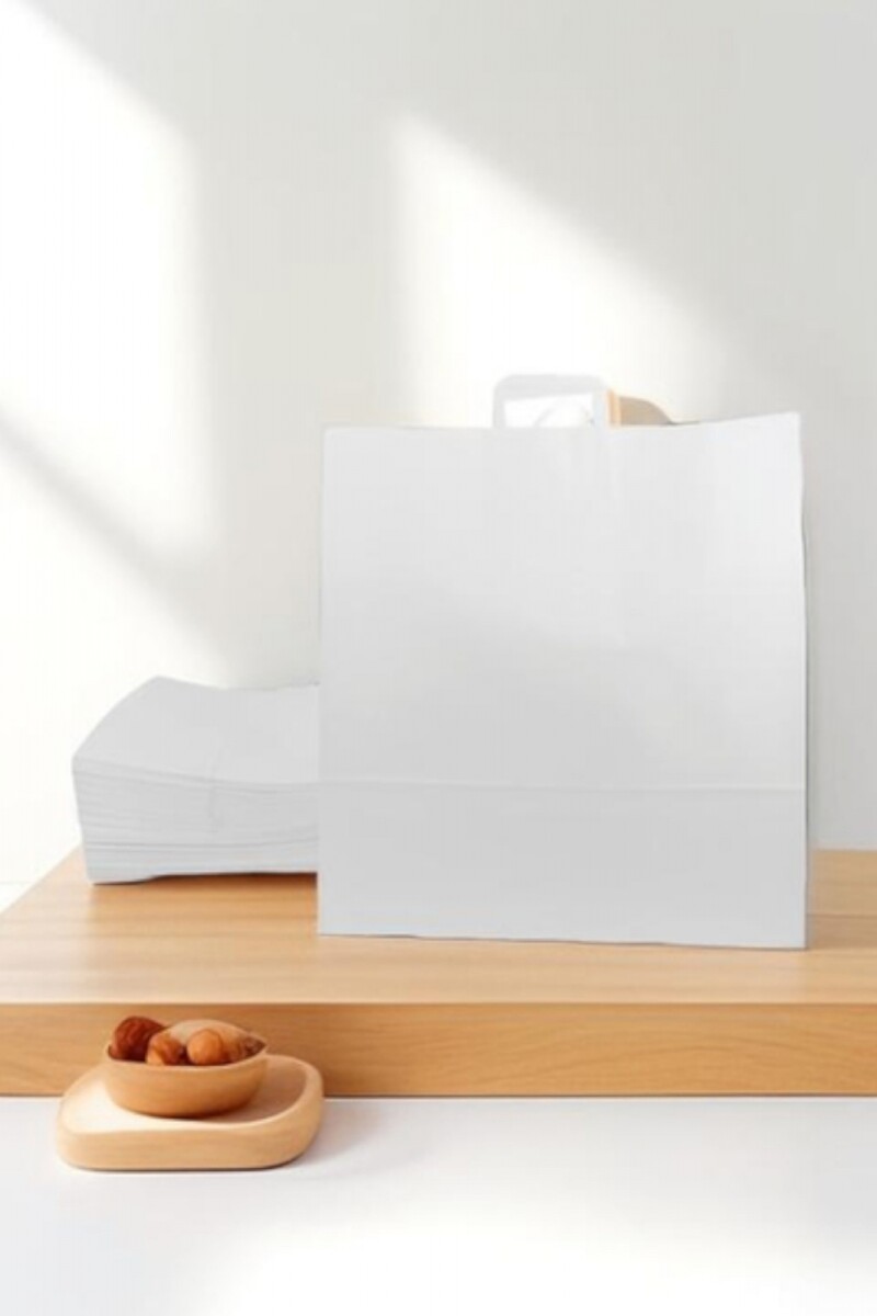 Pack x 50 - bolsa lisa 44x14x48 cm. - BLANCO 