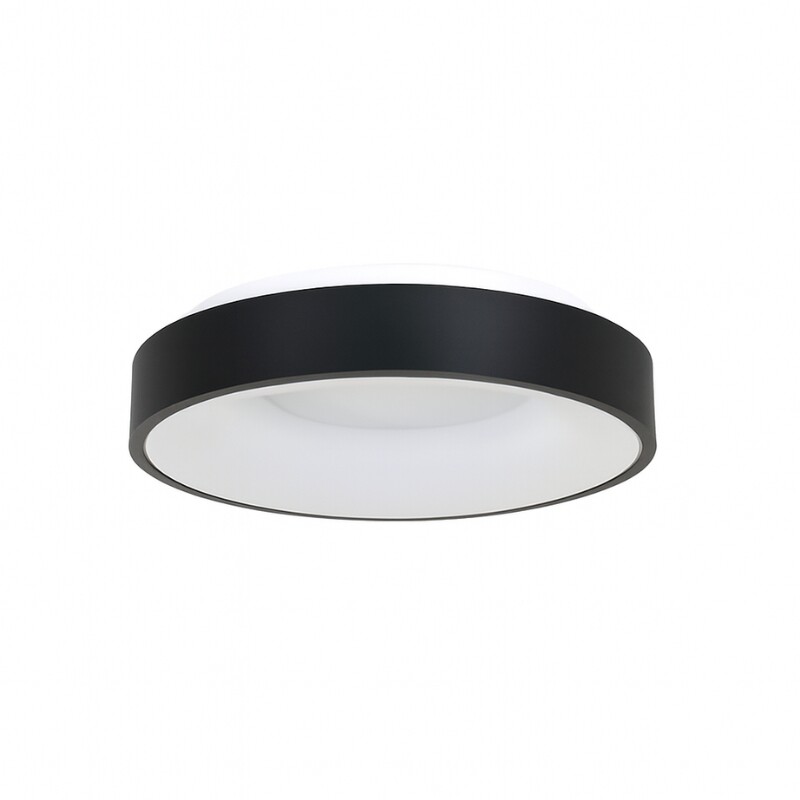 PLAFON LED REDONDO PHILLY 30CM DIMERIZABLE - NEGRO Plafon LED Redondo Philly 30 CM Negro