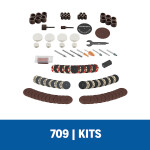 Kit de accesorios de Minitorno Dremel 110 Piezas (Modelo 709) 6 meses / Dremel Unica
