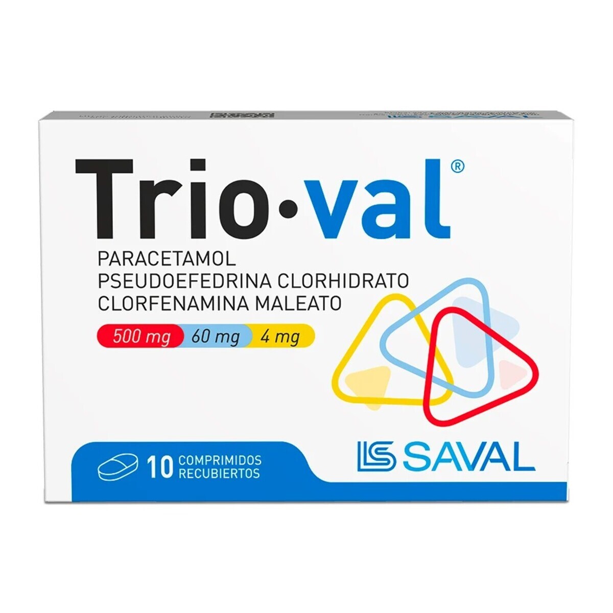 TRIO-VAL CJ X 10 COMPRIMIDOS 