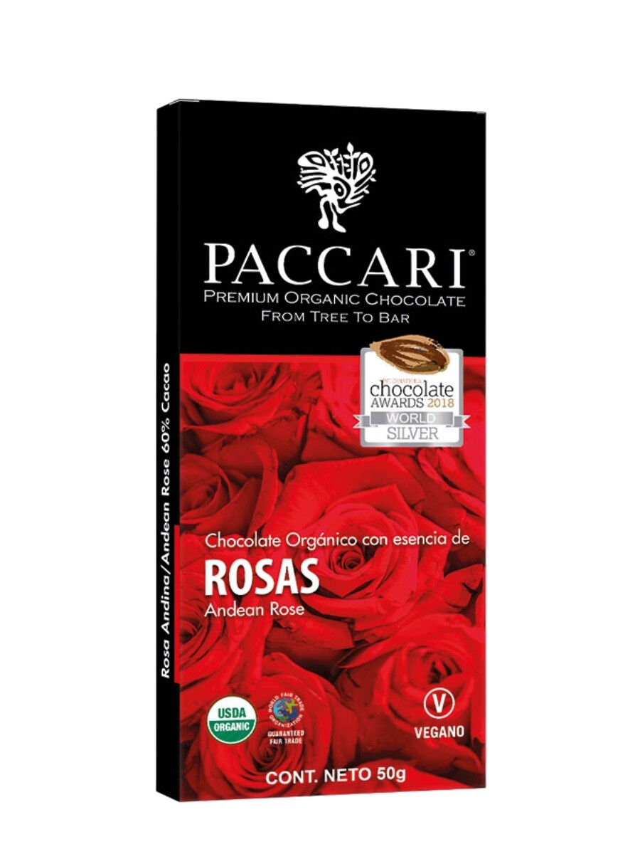 CHOCOLATE C/ ESENCIA DE ROSAS 50G 
