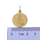 Medalla oro 18k escapulario. Medalla oro 18k escapulario.