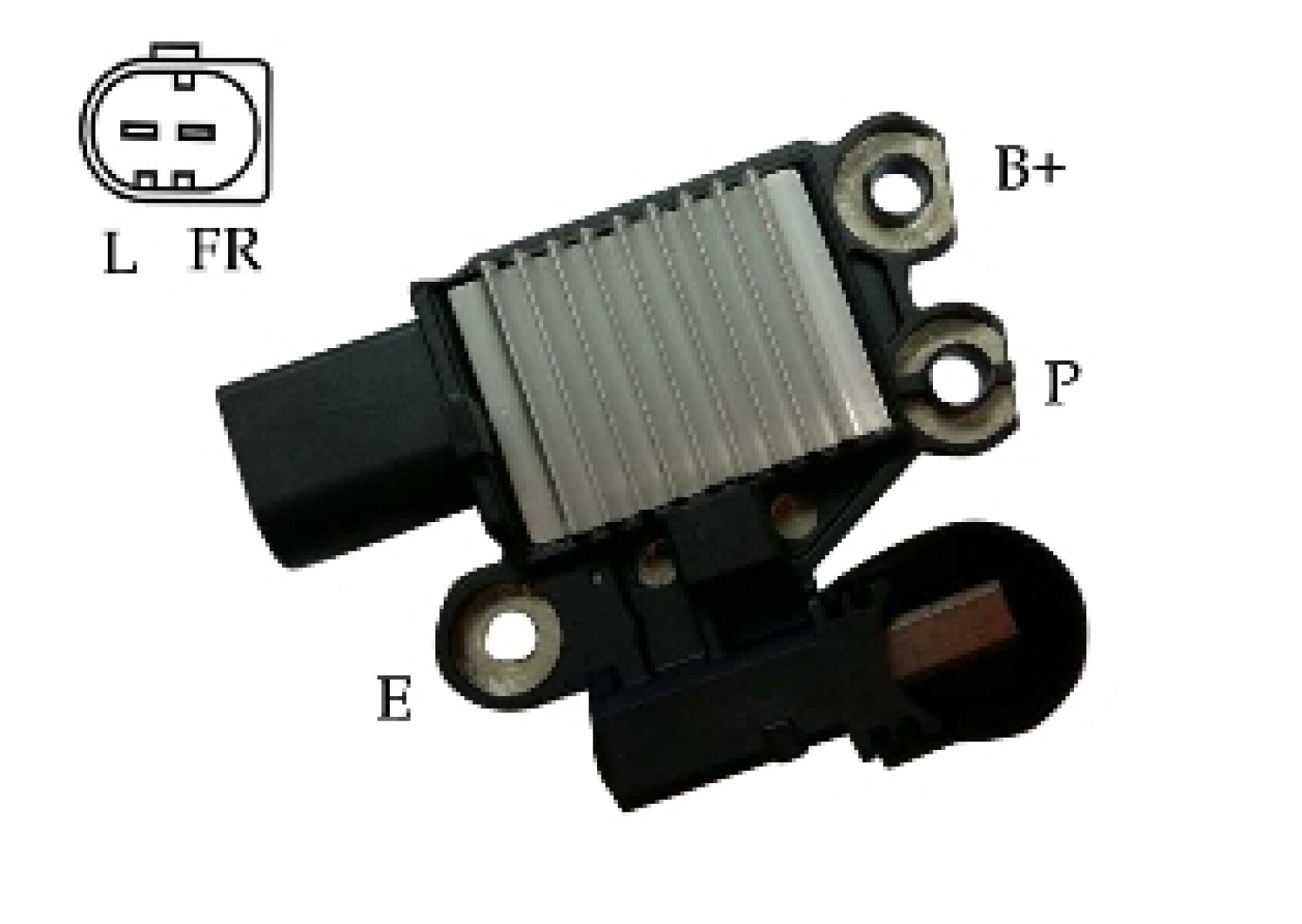 REGULADOR VOLTAJE TOYOTA ETIOS COROLLA 16/ VALEO=IK.5923 DUNCAN 