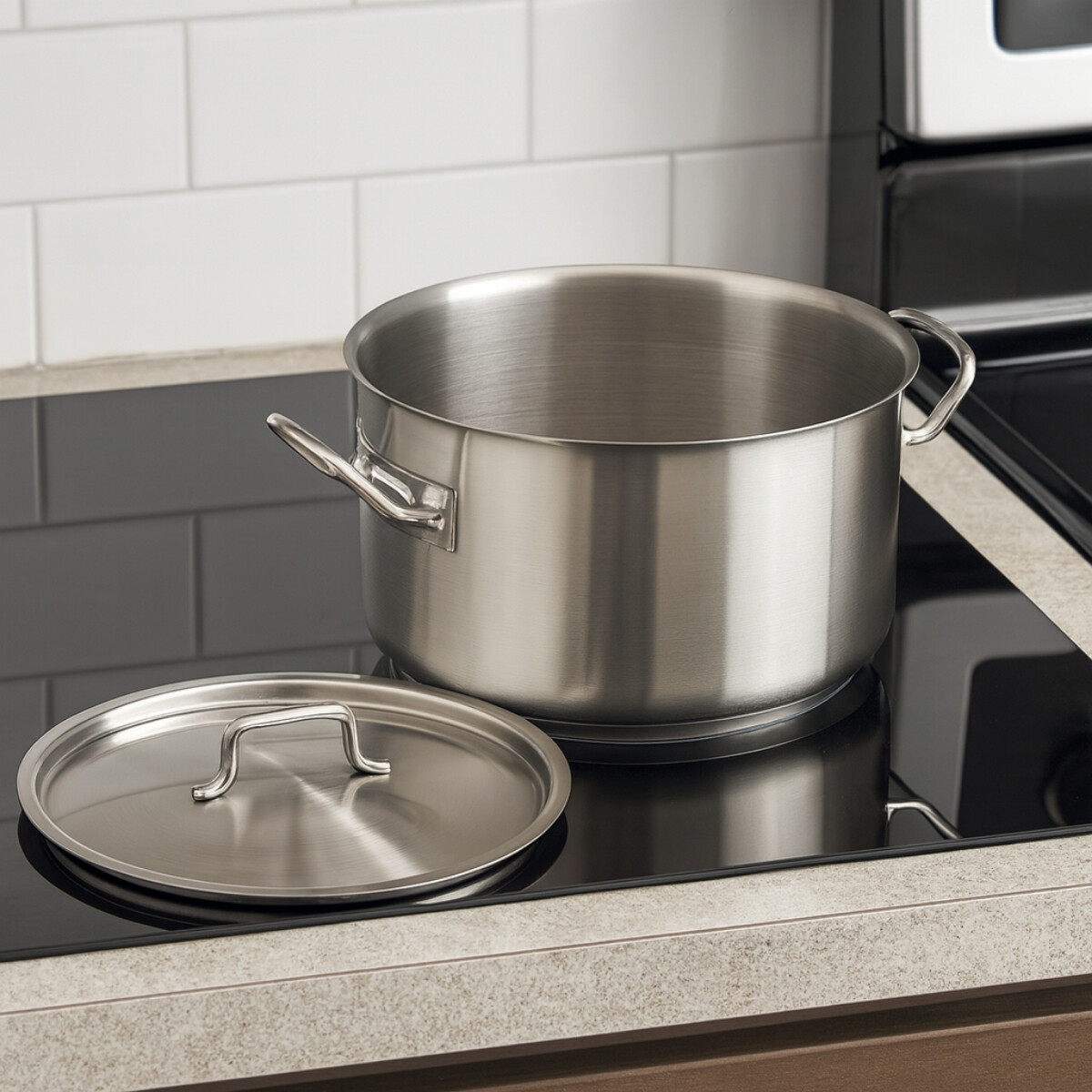 Cacerola 1.75 Litros 18 cm Acero Inoxidable Ozti 