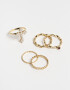 Sets Anillos Religioso Sets Anillos - Dorado