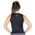 CROP TANK FEM POLY/SPX EVERLAST MESH BK W6 S BK