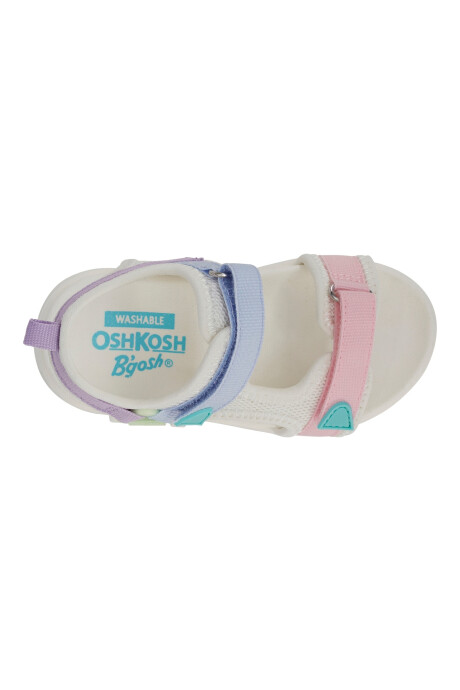 Sandalias casuales, diseño colorblock Sandalias casuales, diseño colorblock