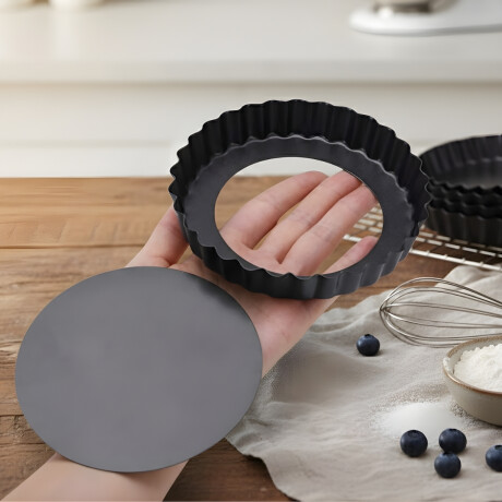 Tartera antiadherente con fondo desmontable GRIS