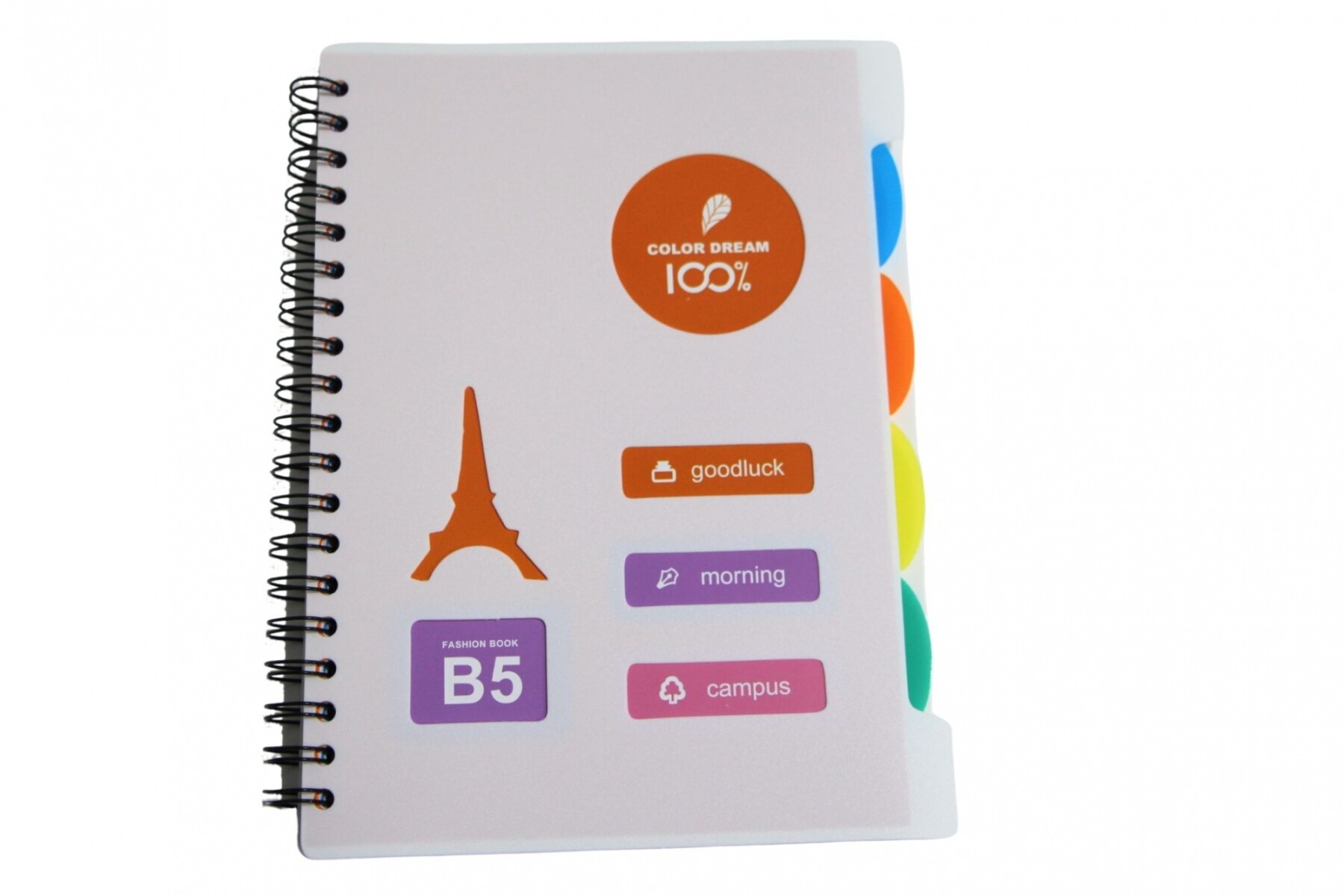 CUADERNO B5 16KPP TAMAÑO 18X26 - COLOR NARANJA 