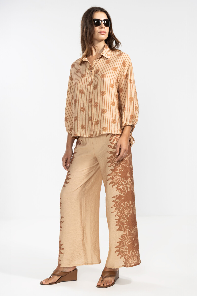 FLO SHIRT Bloomline Camel