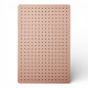 Panel perforado pegboard metálico organizador de pared 60x40 cm – Multiuso para el hogar Rosado