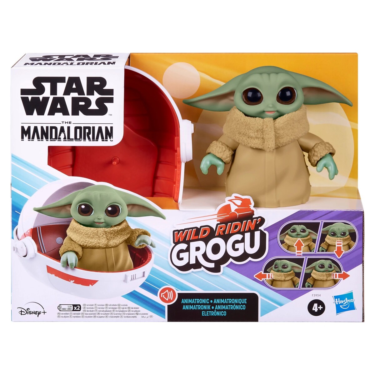STAR WARS! THE MANDALORIAN WILD RIDIN GROGU (ANIMATRONICO) 