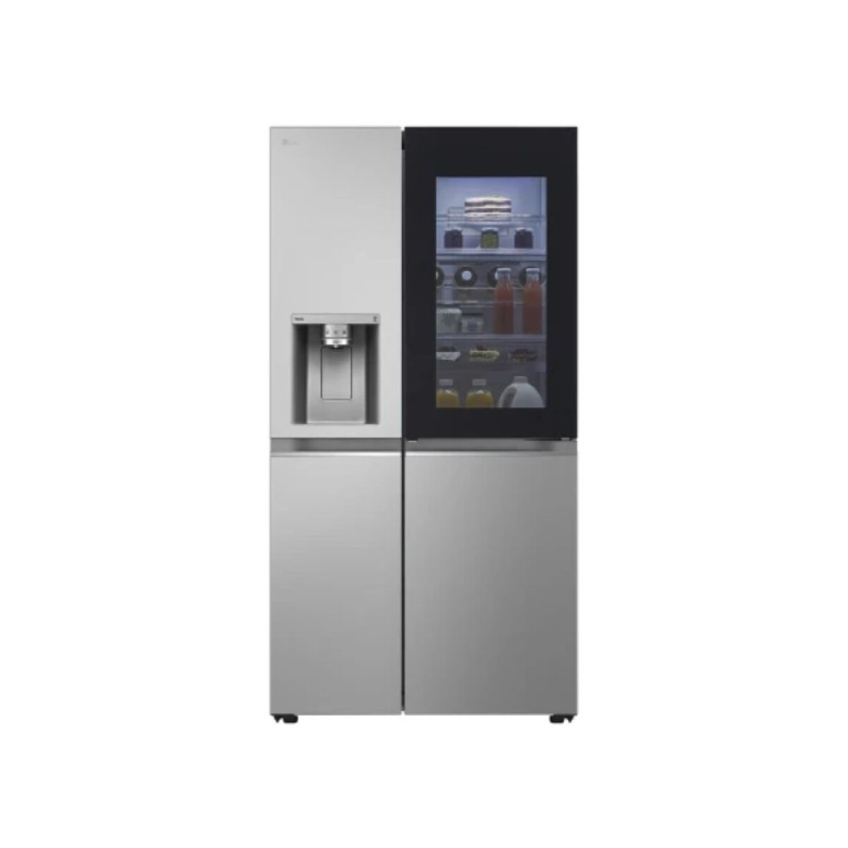 Heladera LG Instaview GS66SXSC inox. con dispensador 