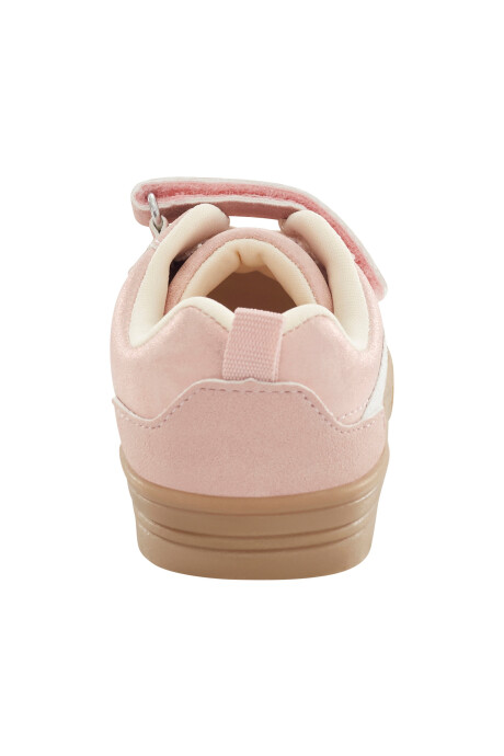 Championes con velcro, rosados Sin color