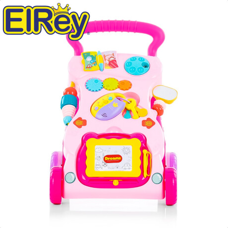 Caminador Bebe Andador Infantil Musical Caminar Niño Rosa