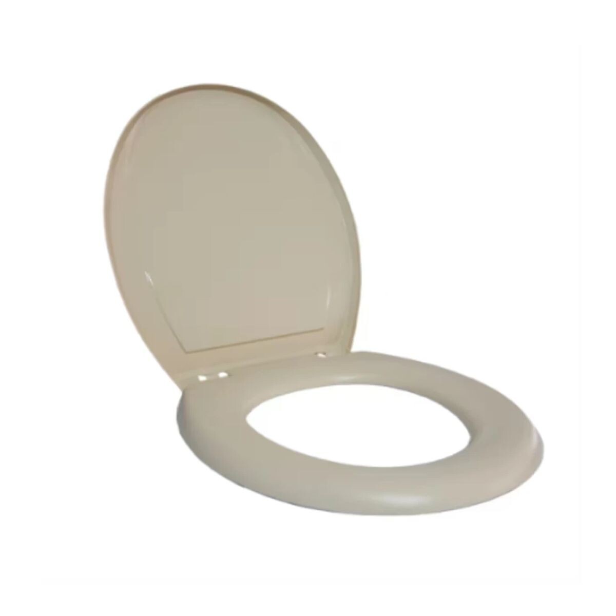 Tapa Inodoro Oval Plástica Acolchada Arena 