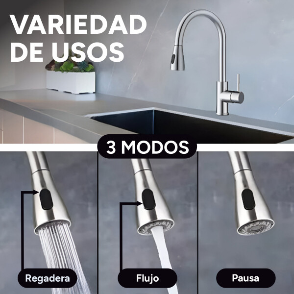 Monocomando Extensible Canilla Grifo Cocina Mesada Monocomando Extensible Canilla Grifo Cocina Mesada