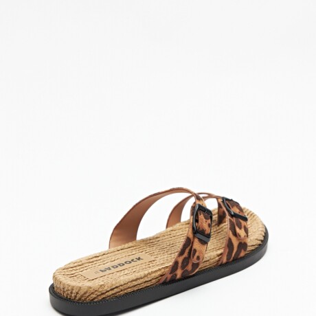 SANDALIA FOCUS TEX Animal Print