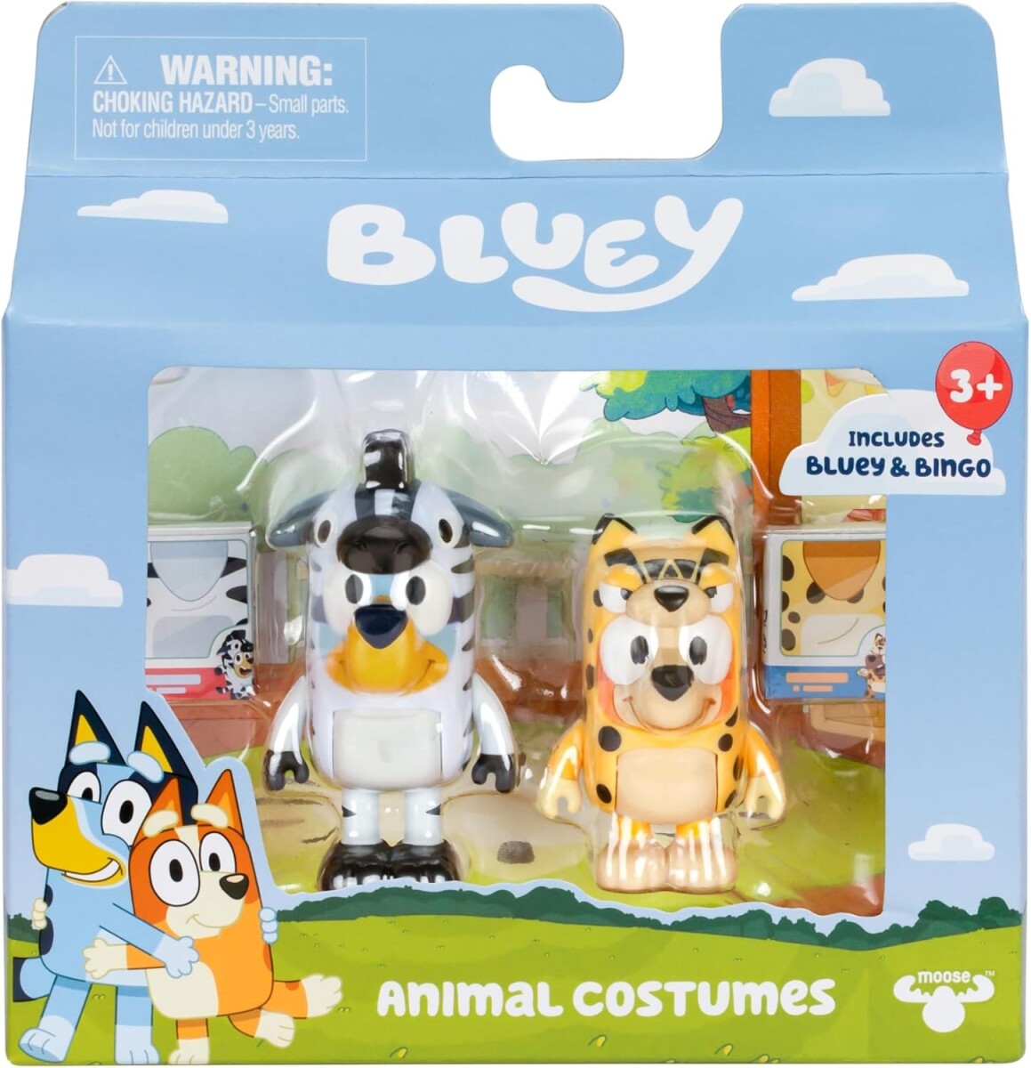 Bluey Paquete de 2 figuras 