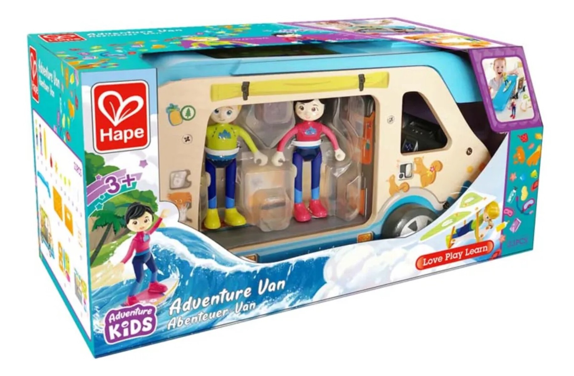 Juguete Hape - Adventure Van - Juguetes De Madera 
