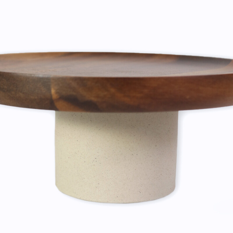 BANDEJA RED MADERA C/BASE 21.5X9.5CM Unica