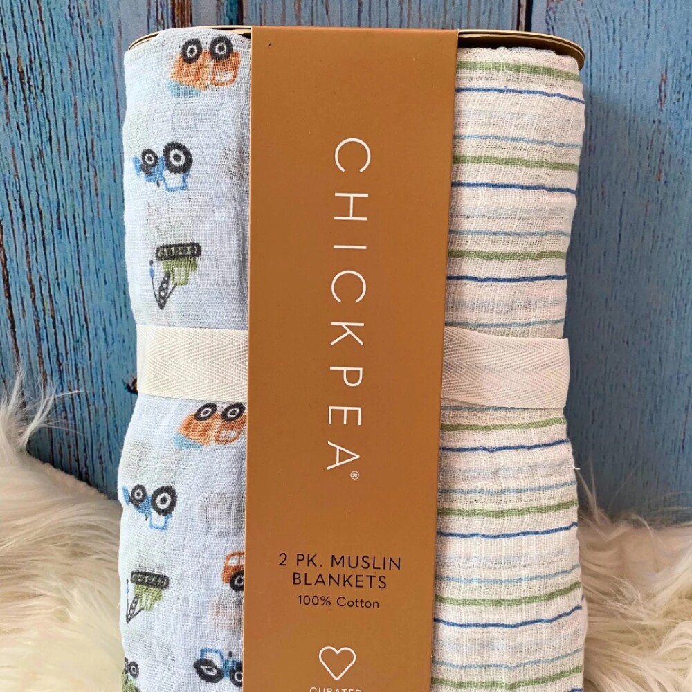 Set x2 sabanas muselina celeste