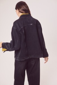 Campera Denim Negro