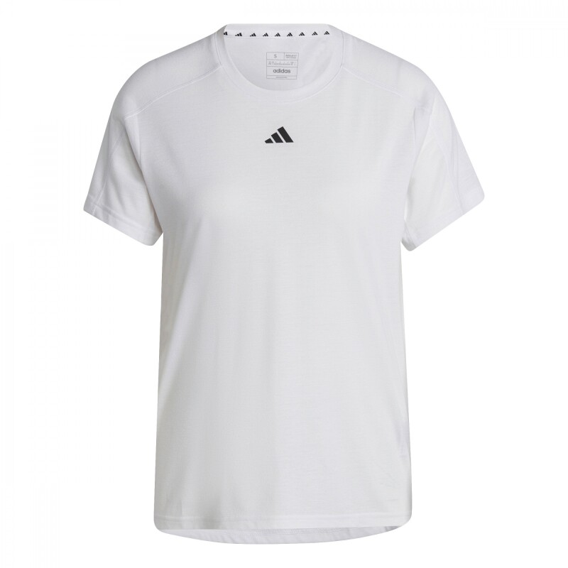 Remera Aeroready Essentials Minimal Branding de Mujer Blanco