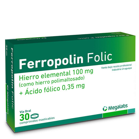 Ferropolin Folico Masticable 30 COM Ferropolin Folico Masticable 30 COM