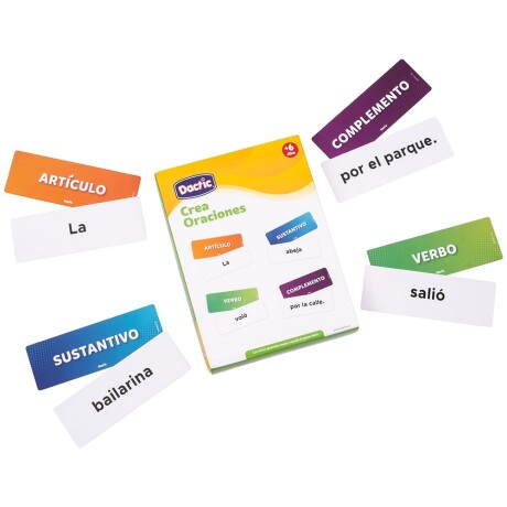 Juego de Tarjetas Dactic Crea Oraciones Juego de Tarjetas Dactic Crea Oraciones
