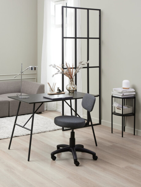 Mesa de luz SNESLEV 1 estante negro Mesa de luz SNESLEV 1 estante negro