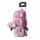 Set Escolar Mochila 3 Pzas + Soporte Regulable de Aluminio Fucsia