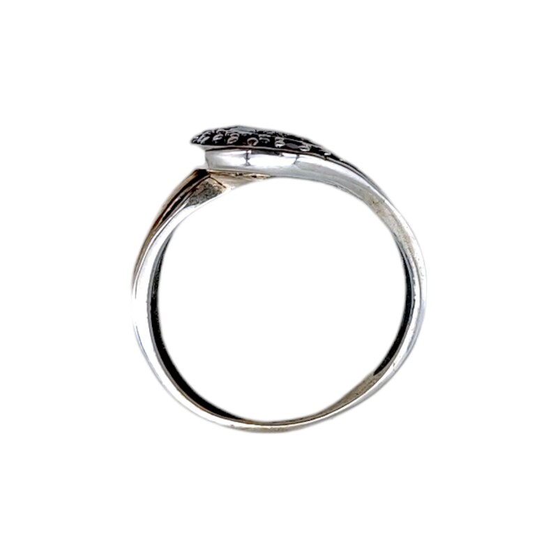 Anillo Hebilla-Plata y Oro-Piedra Zirconia-AN5221 conpiedra