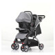 Coche De Paseo Para Bebe Travel System Color Gris Gris