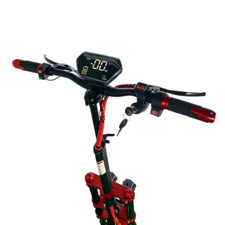 Monopatín Eléctrico Monster KDS-DC34 1000w 60v Ub NEGRO-ROJO