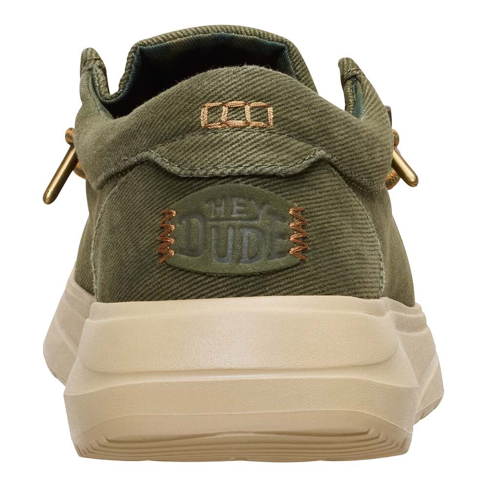 Wally COMF Worn Twill Hombre Burnt Olive/Boulder Tan