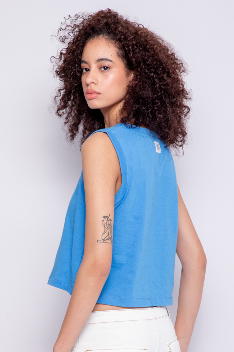 MUSCULOSA LE FREAK Azul Regata