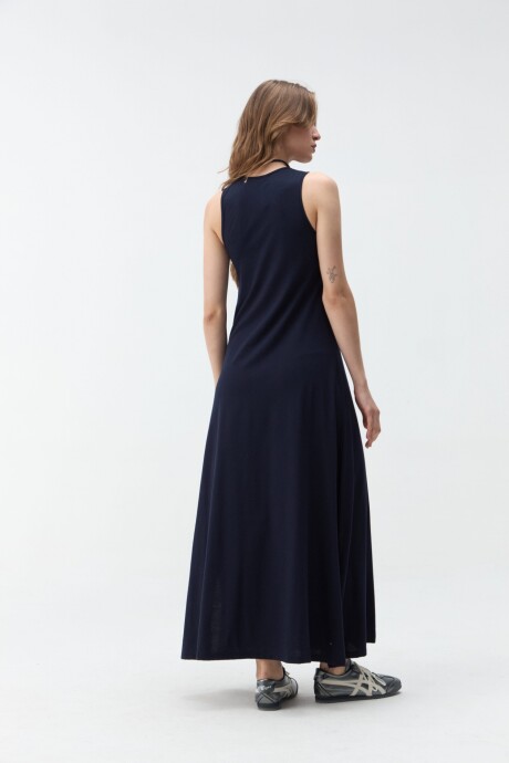 Vestido Rena Azul oscuro