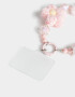 Accesorios De Celular Varios Accesorios Celular Strap De Mostacillas Con Charm De Crochet - Rosa Claro