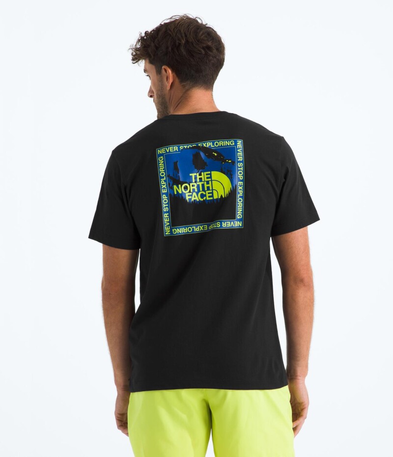 Remera de manga corta regular Stay Exploring Tnf Black
