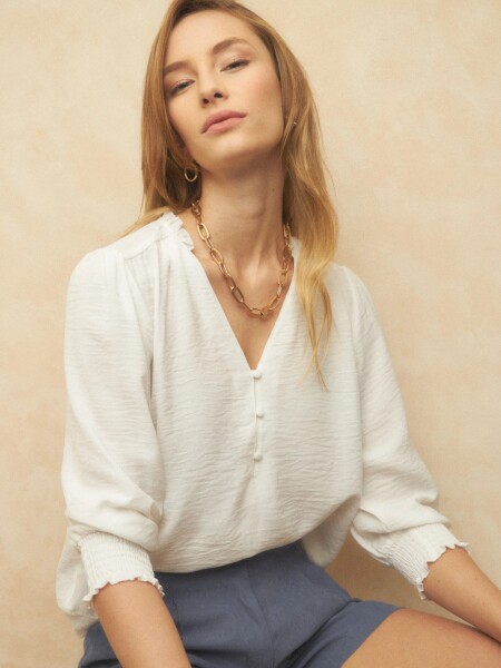 BLUZA ALLIE MONTOYA BLANCO